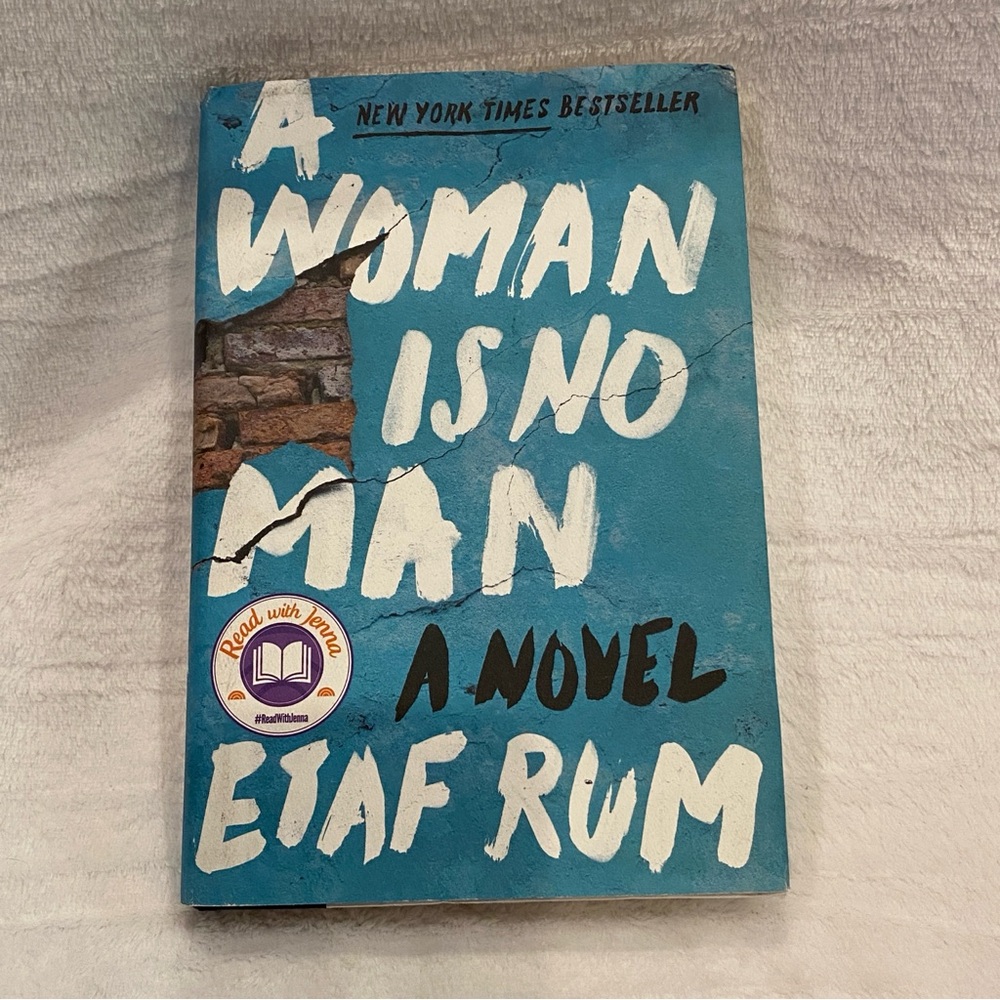 "A Woman is No Man" Novel by Etaf Rum Hardback Book Fiction EUC